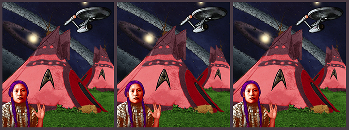 Multiple images of Live Long and Prosper (Spock was a Half-Breed) by Debra Yeppa-Pappan